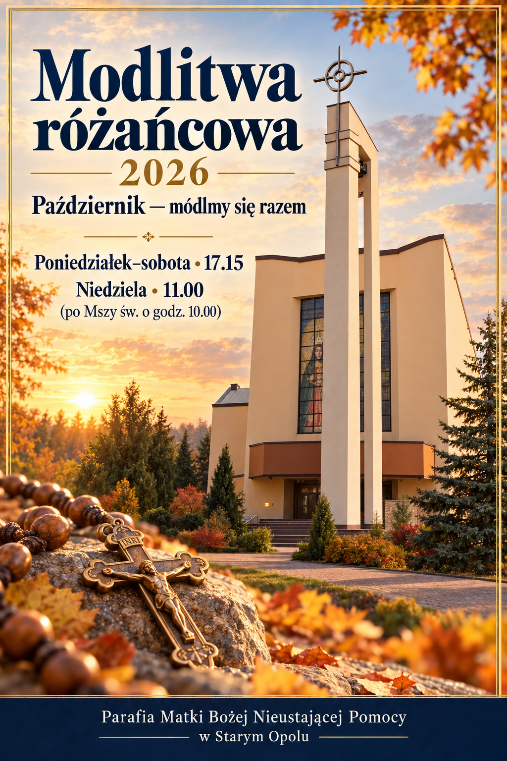 Harmonogram prowadzenia modlitwy różańcowej