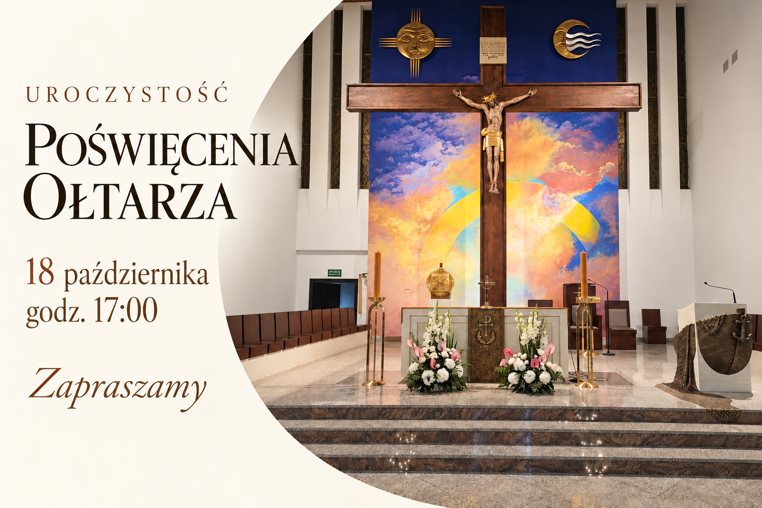 Uroczystość poświęcenia ołtarza
